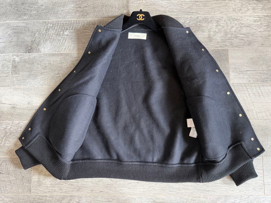 S*a様 美品　シクラス　CYCLAS ウール　ミンク　スタジアム　ジャケット