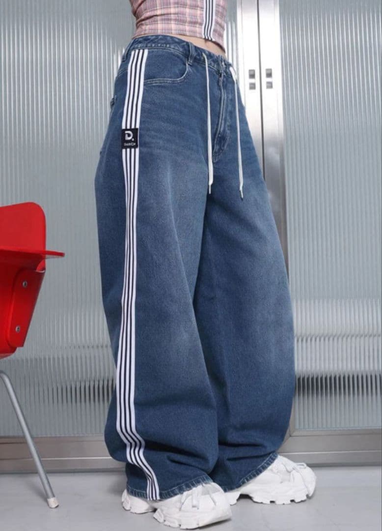 Darich リメイクライク ワイドデニムパンツ S