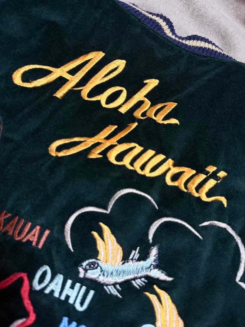 美品 ２面用 テーラー東洋 虎 アロハハワイ 日本限定スカジャン vintage