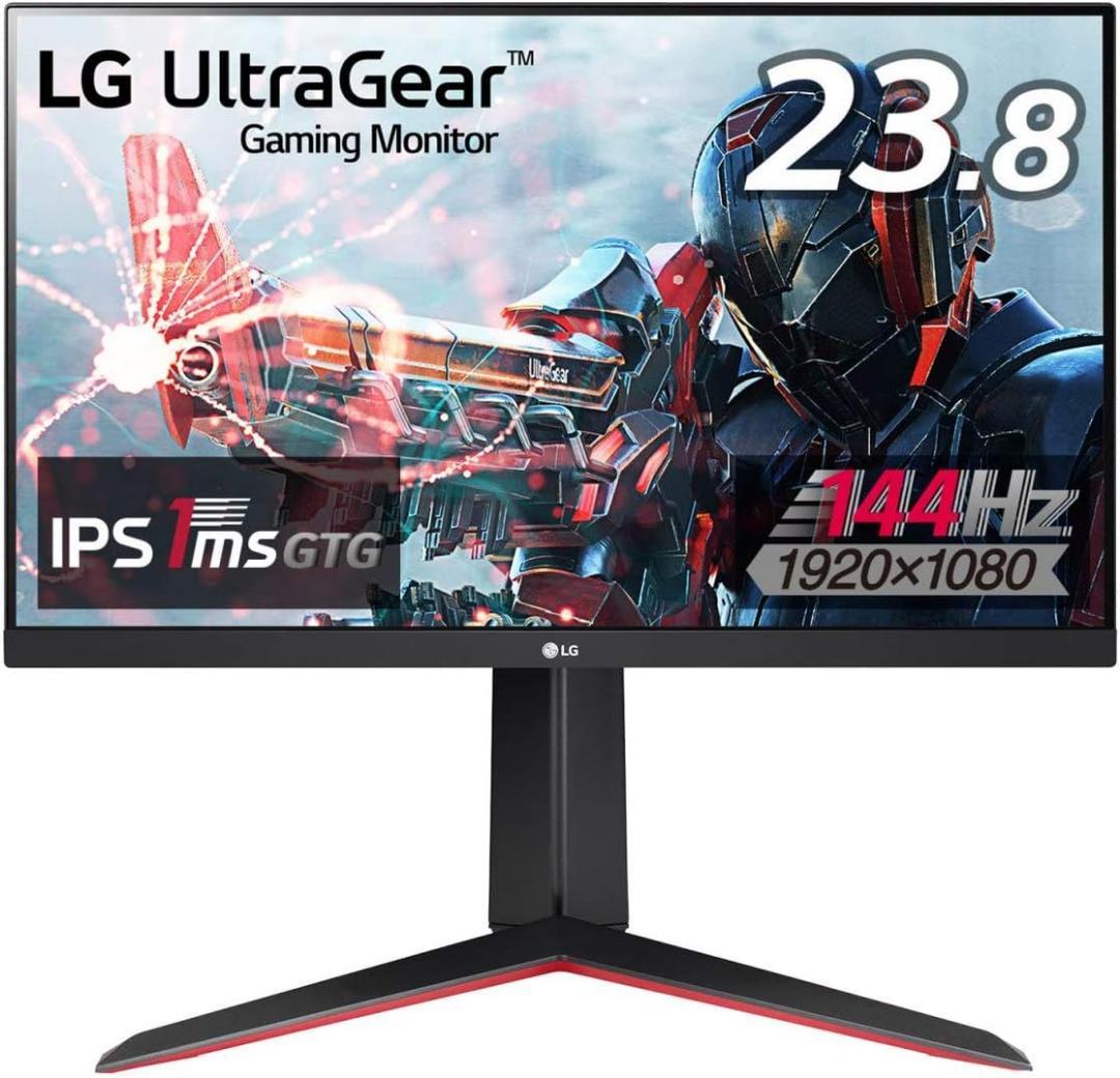 LG UltraGear 24GN650-B 23.8インチ ゲーミングモニター