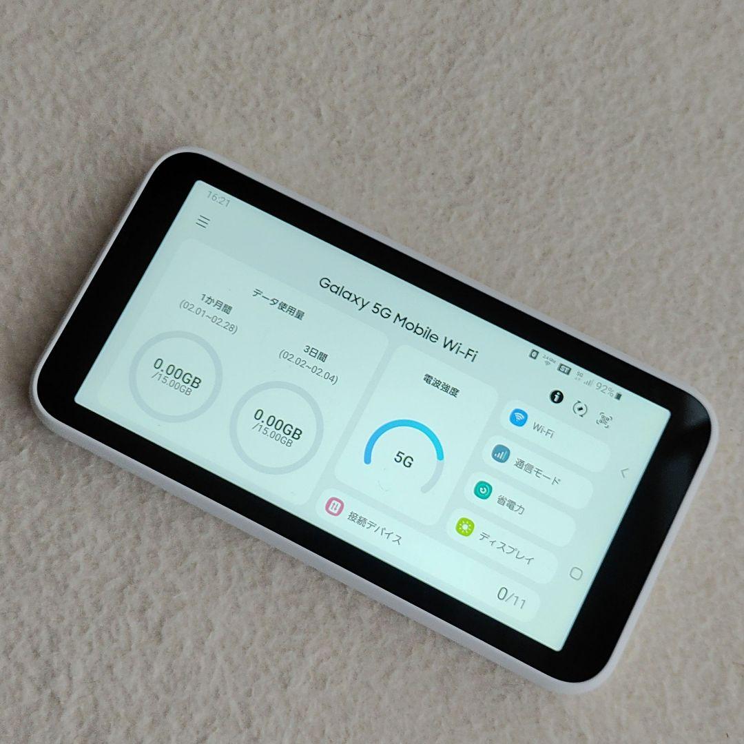 Galaxy 5G Mobile Wi-Fi SCR01 モバイルルーター