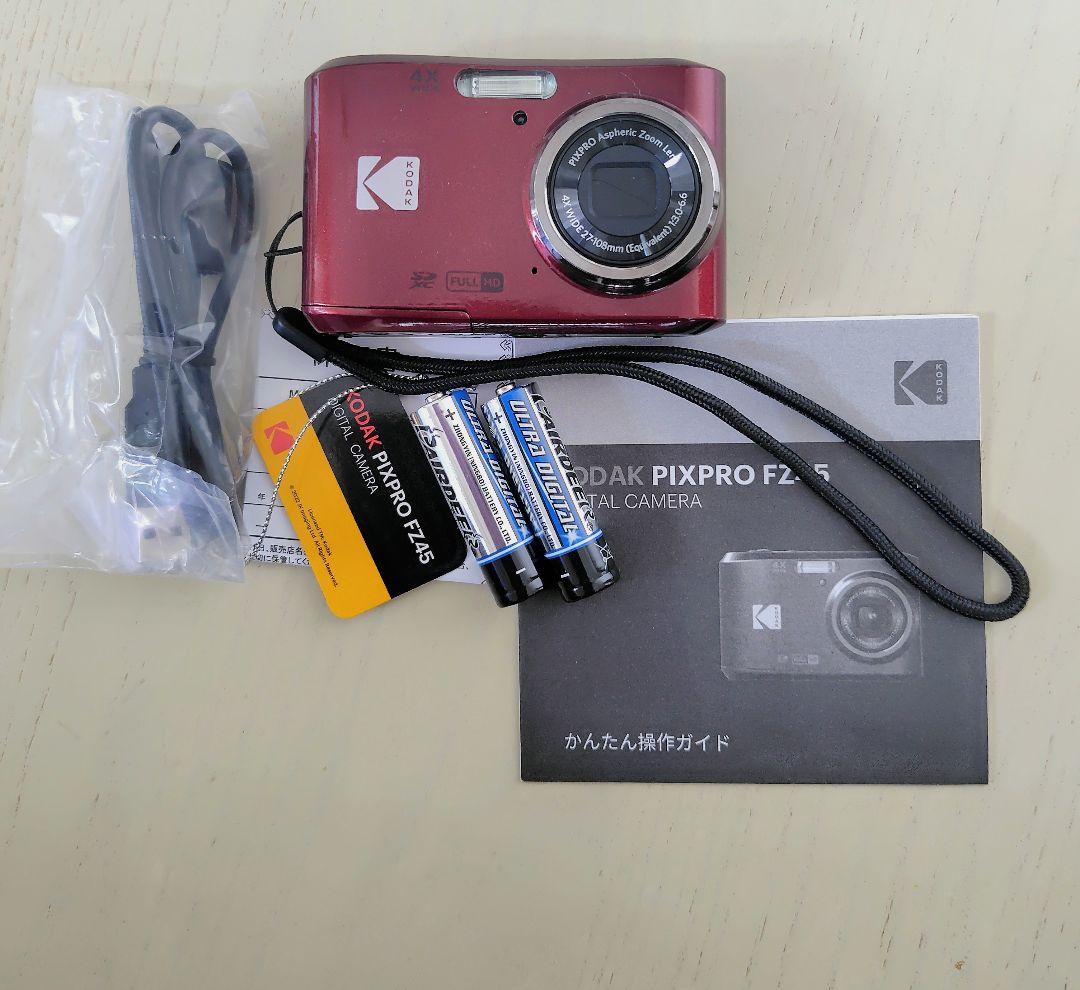 Kodak PIXPRO FZ45 コンパクトデジタルカメラ レッド