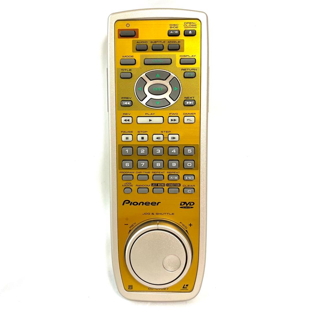 【動作OK】Pioneer パイオニア CU-DV027 LDプレーヤーリモコン