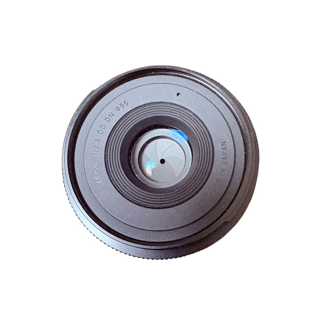 美品 SIGMA 45mm F2.8 DG DN Lマウント ライカ