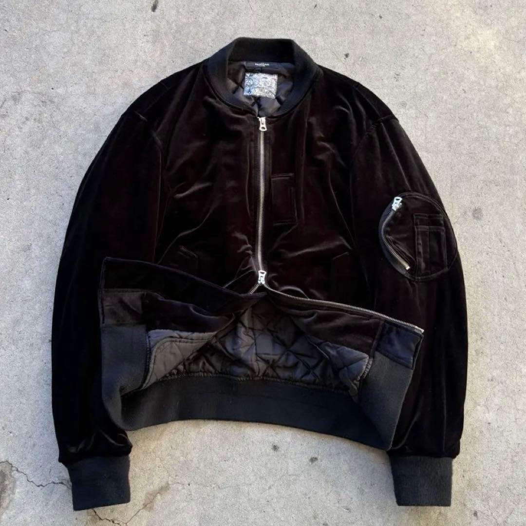 00s archive 変形ポケット ダブルジップブルゾン SULLEN