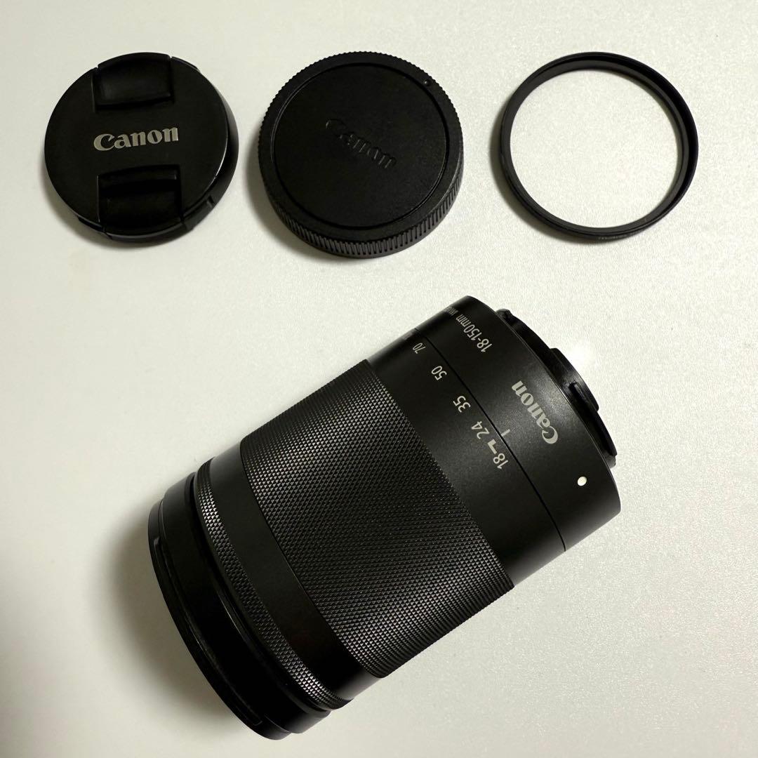 EF-M18-150mm F3.5-6.3 IS STM レンズカバー付き美品