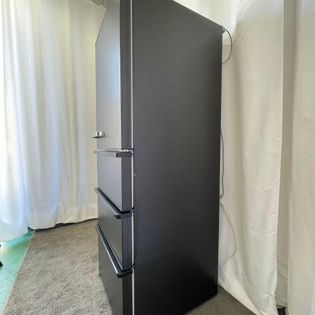 246⭕️美品　23年製　冷蔵庫　400ℓ　大型　自動製氷　安い　設置無料　木目調