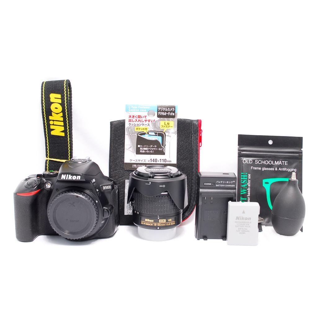 ❤即購入1000円OFF❤美品❤Nikon D5600 高性能 手振れ補正レンズ