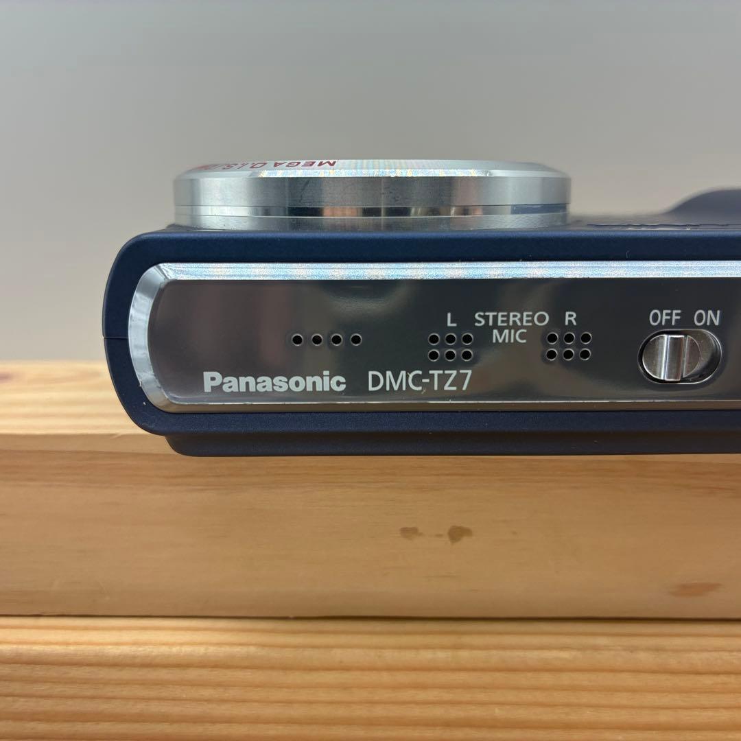 パナソニック ルミックス DMC-TZ7 ネイビー ブルー コンデジ