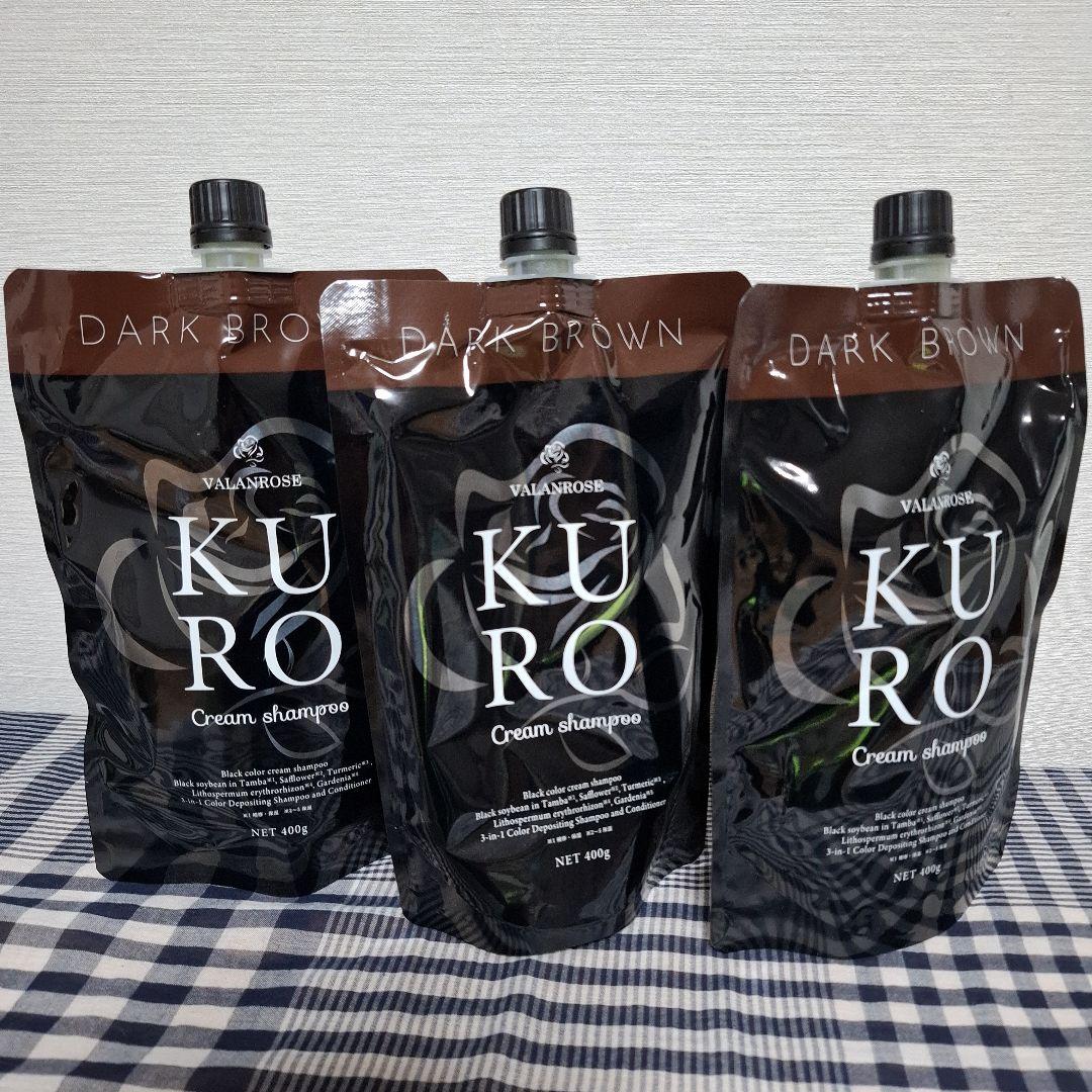 未開封バランスローズクロクリームシャンプー 400g ダークブラウン