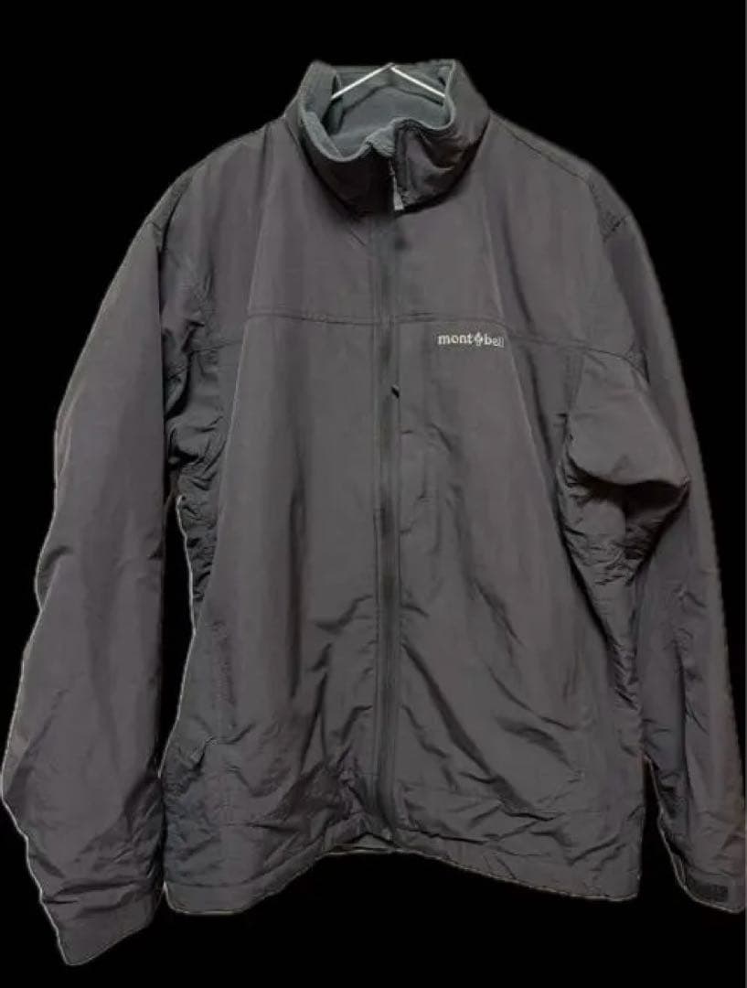 mont-bell クリマプラス100 ウィンドシェルジャケット ブラック
