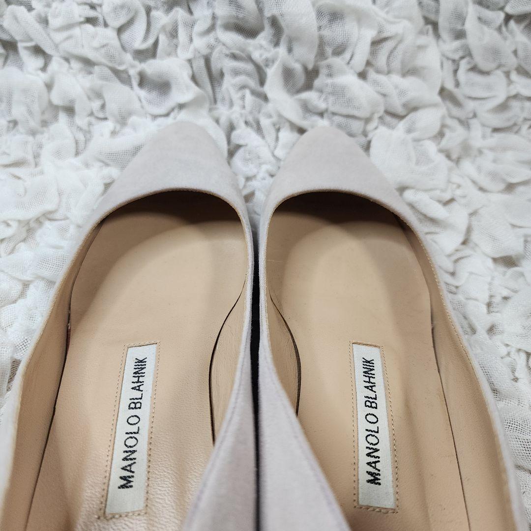 sumirelifeマノロブラニク リストニー スエード チャンキーヒール