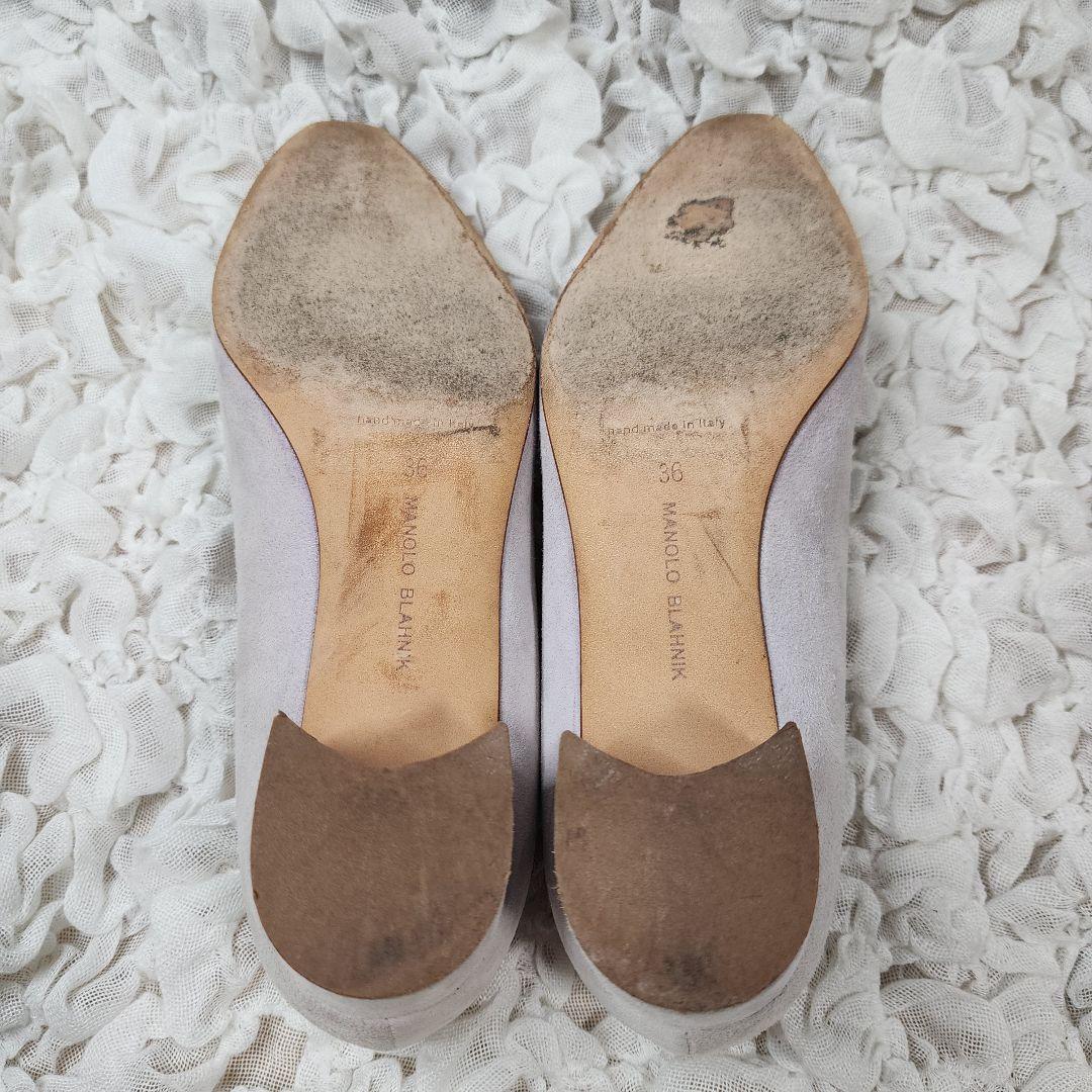 sumirelifeマノロブラニク リストニー スエード チャンキーヒール