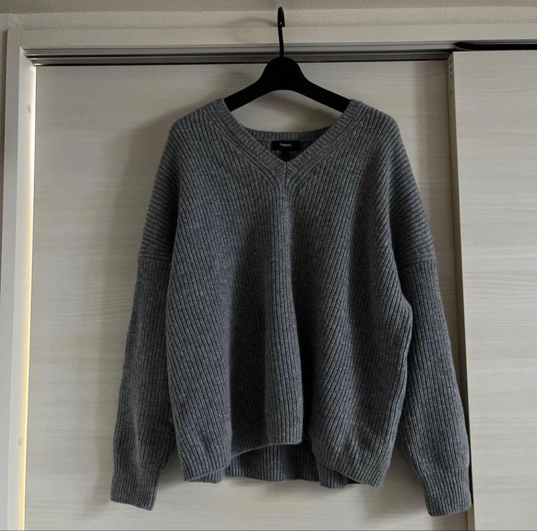 Theory セオリー Lana Cash OS Vneck PO