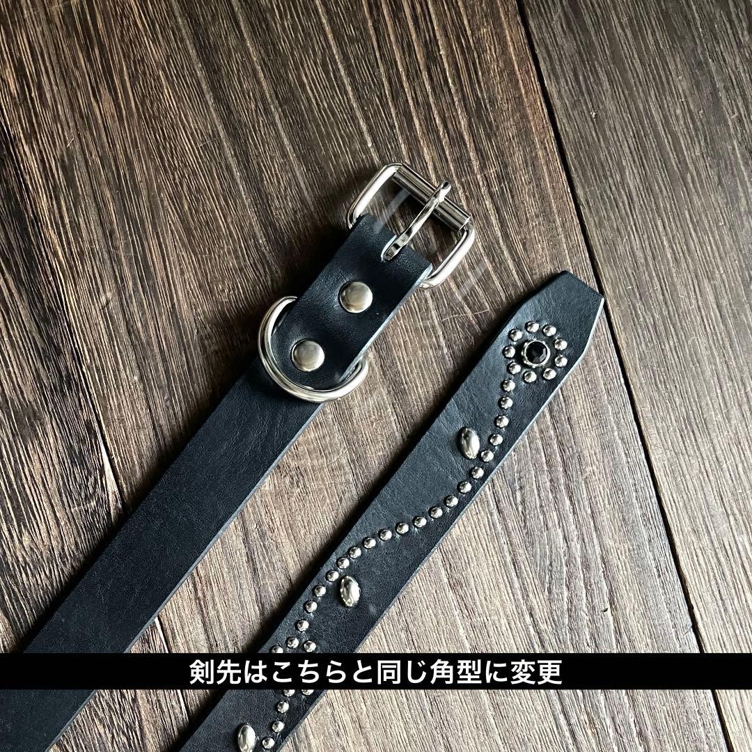 オーダー品　ナローロングベルト　bicライターケースシルバー　ミッスーリexca