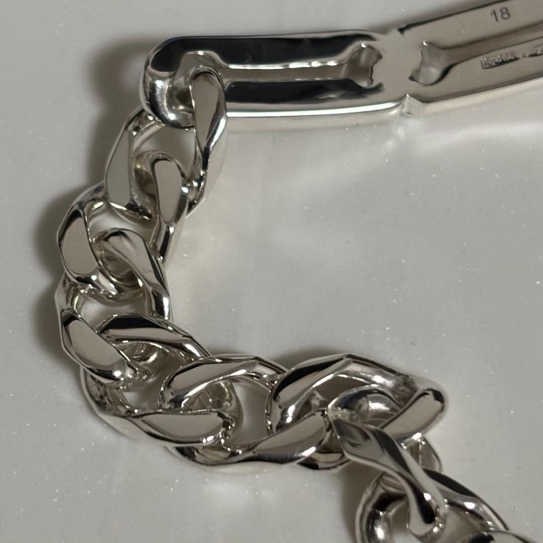 GUCCI 新品同様品【AAA 西島隆弘 着用】ノットブレスレット　刻印18