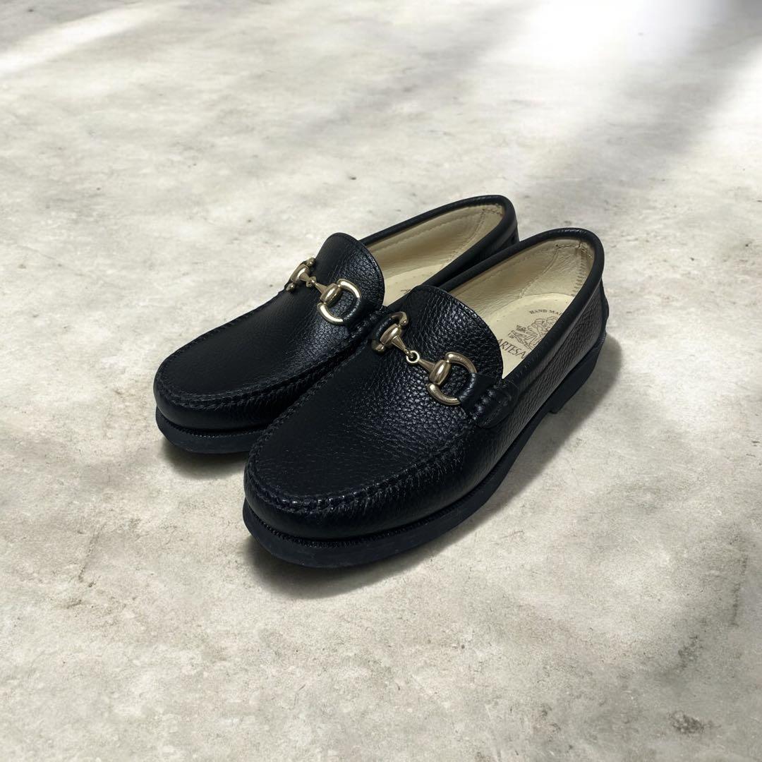 極美品 ARTESANOS アルテサノス ビットローファー 金 38 春の定番