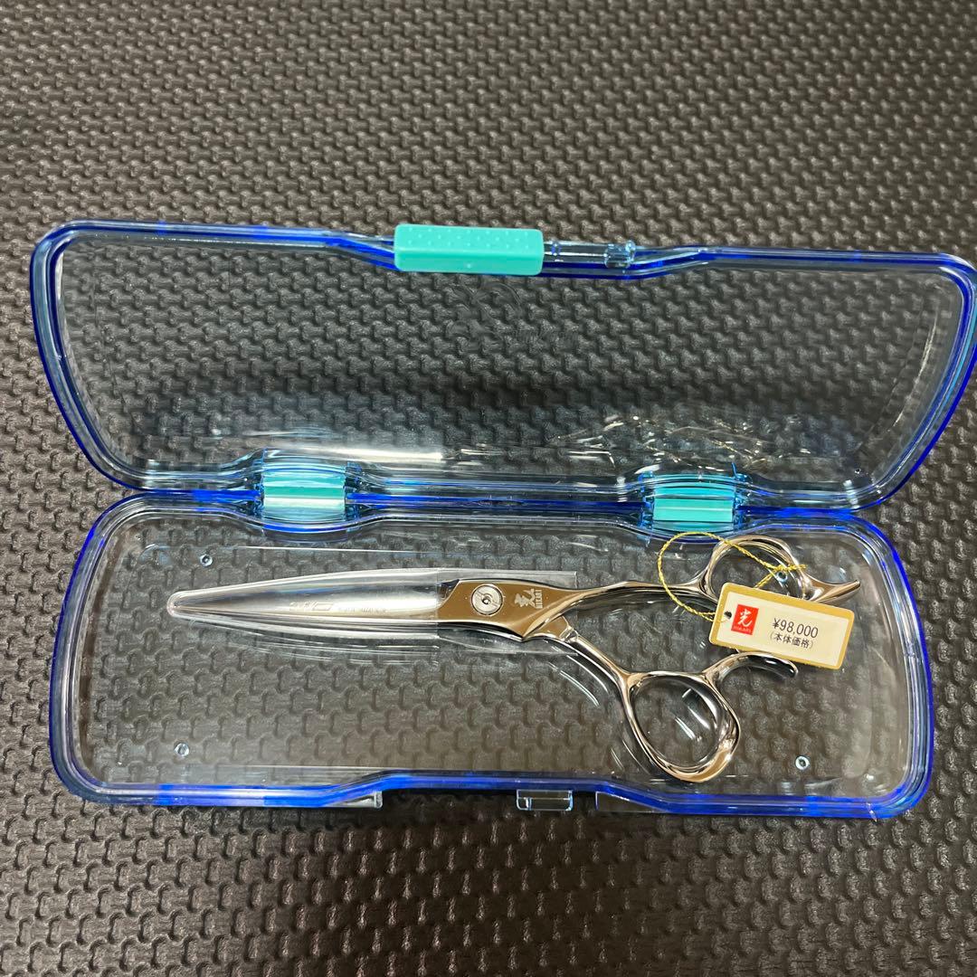 光シザーS-6.0未使用 ステンレス シザー ケース付き