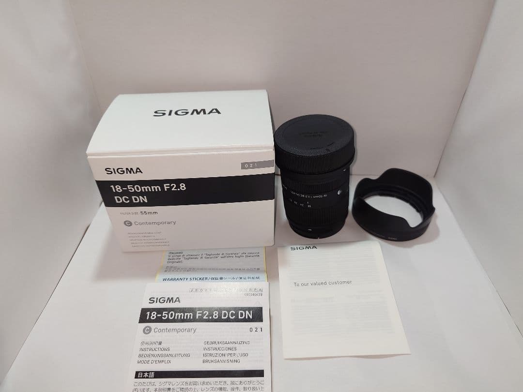 【Canon RF】 SIGMA 18-50mm F2.8 DC DN レンズ