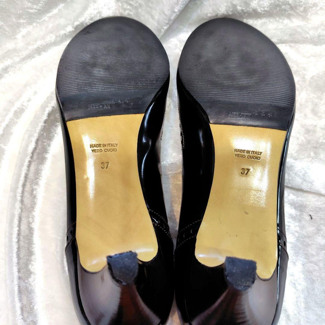 ✨PELLICO 黒 Tストラップ 中ヒールパンプス　写真追加