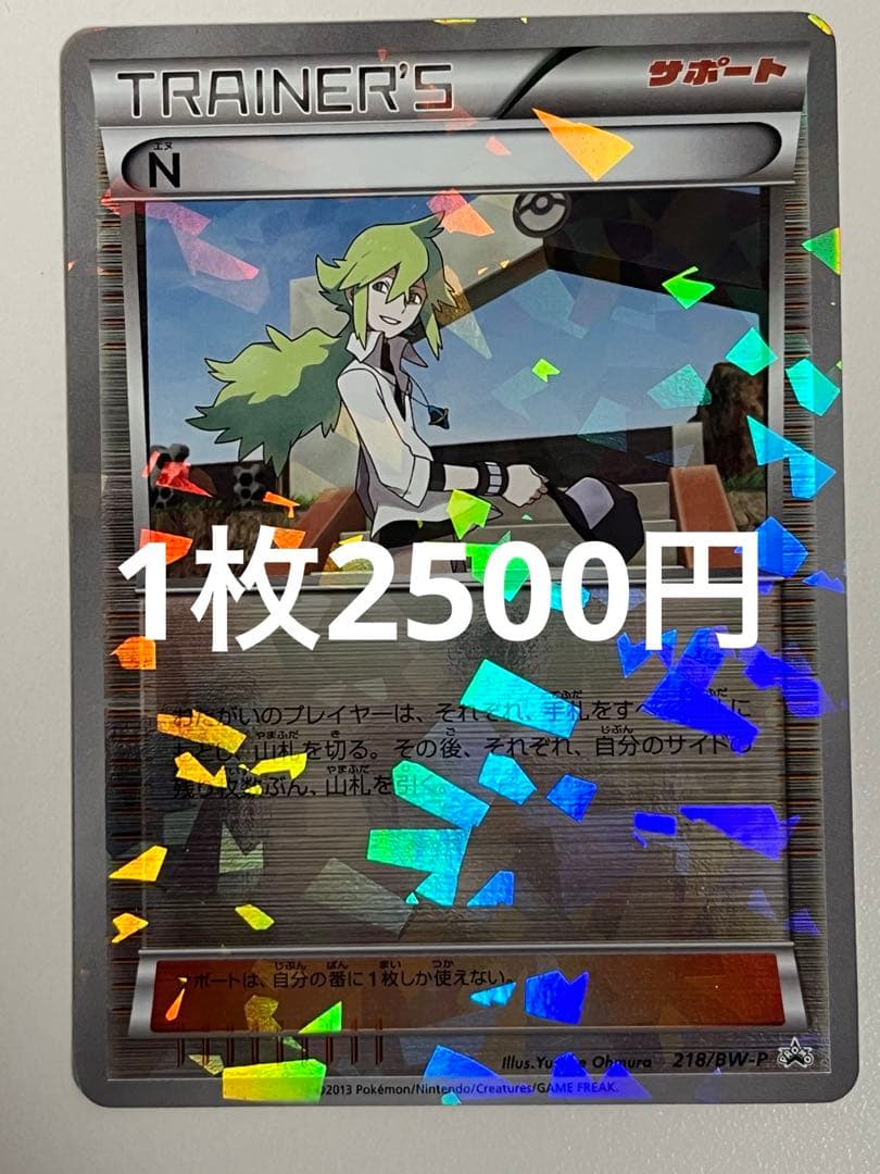 N プロモ ホロ版　218/BW-p 残り5枚