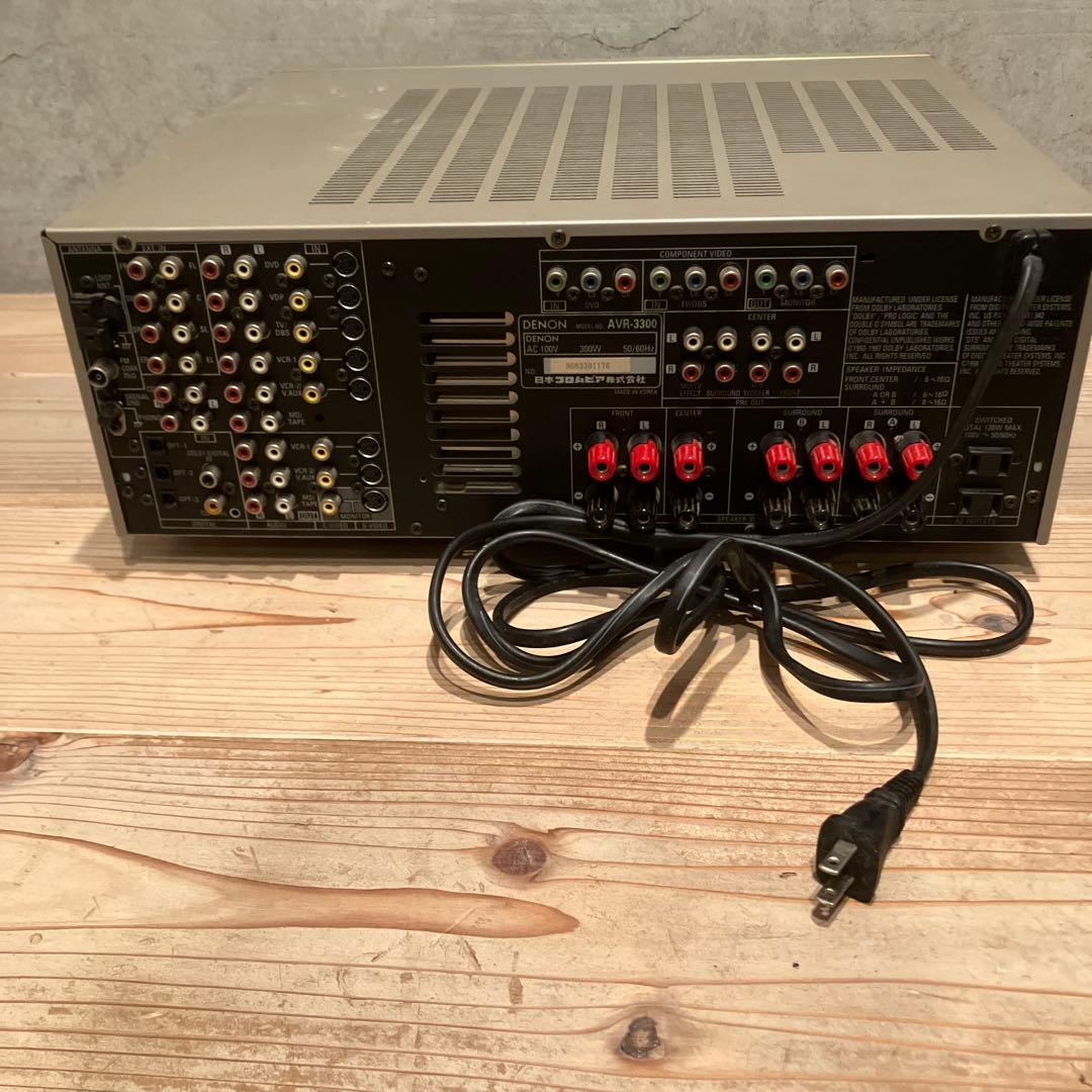 DENON デノン AVサラウンドレシー　AVR-3300通電確認済み ジャンク