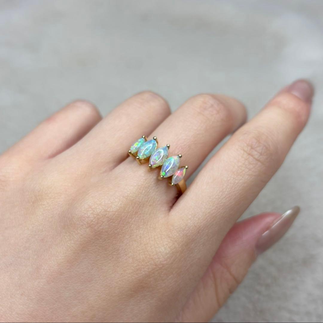 天然無処理 オパール￼ 計1.00ct K18『スペシャル・ヴィンテージ』