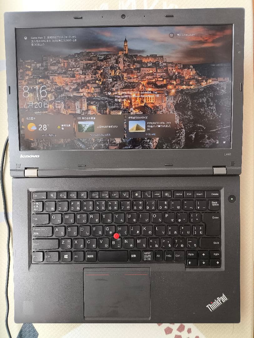 ThinkPad L440（Core i7, メモリ8GB, SSD＋HDD）