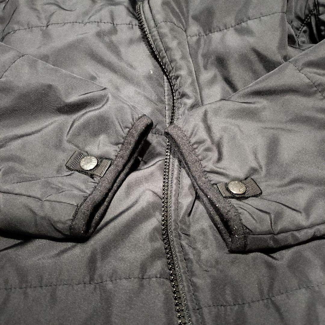 ✩ノースフェイス✩刺繍ロゴライトダウンジャケット　レディースL ブラック