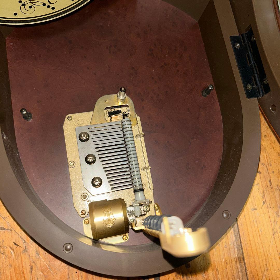 リズム時計工業 Small World オルガニート 4MH730RN 掛時計