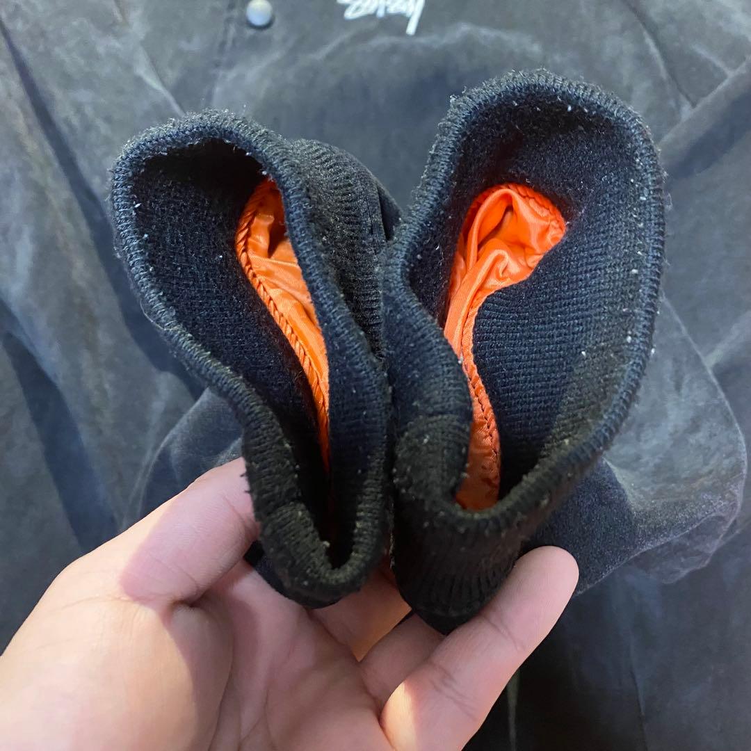 超激レア STUSSY ステューシー スタジャン スカジャン ブラック 刺繍