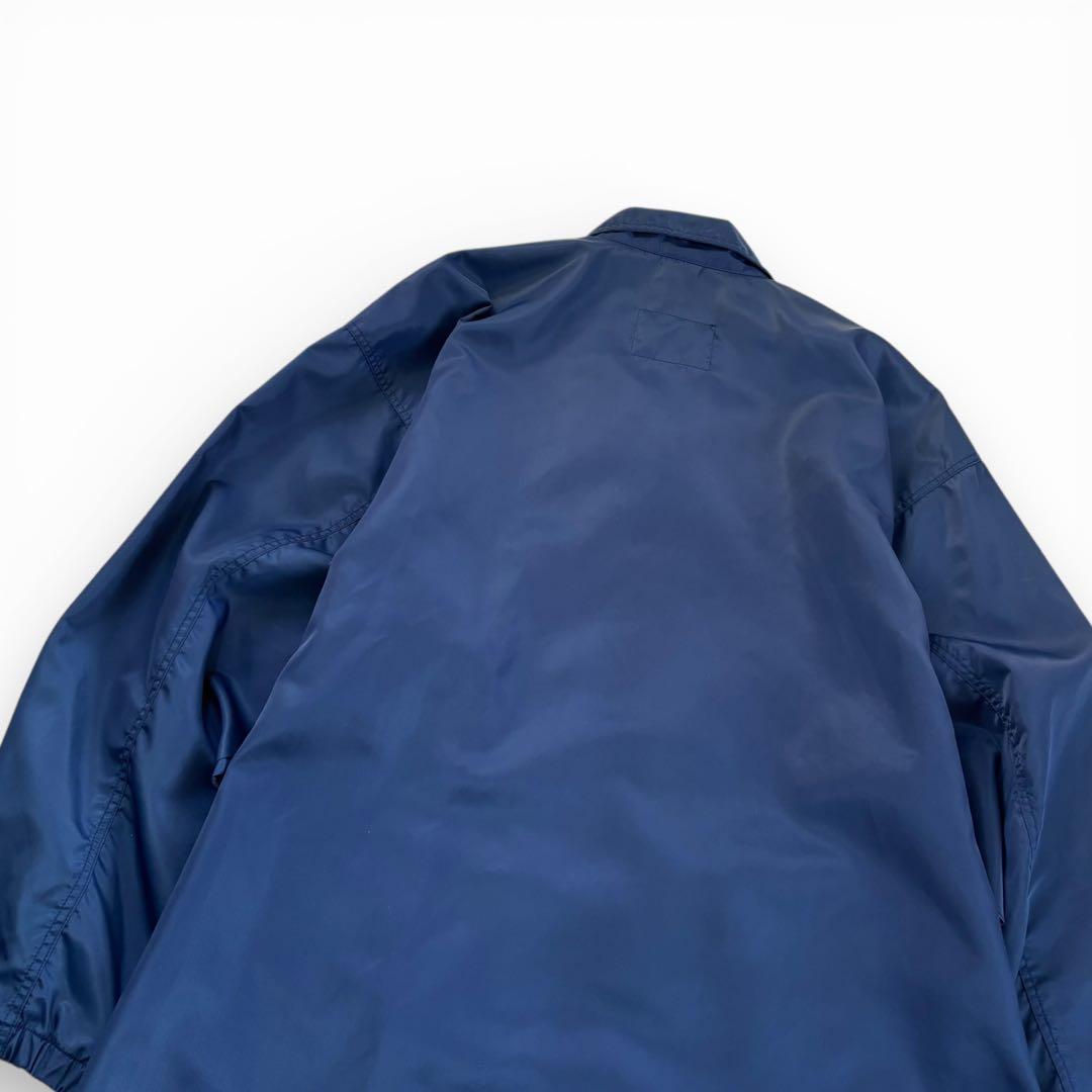 90s NIKE コーチジャケット 紺 L銀タグ バスケタグ USAヴィンテージ