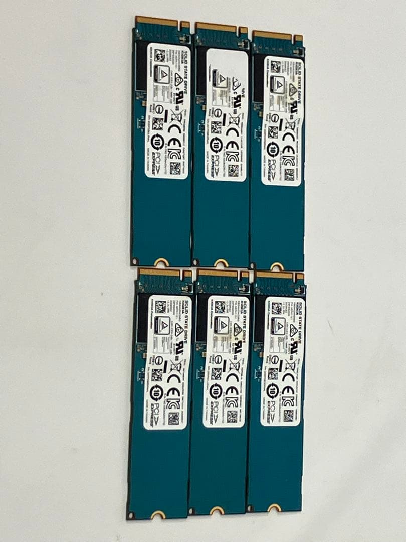 送料込 NVMe PCIe 256GB KIOXIA KBG4AZNV6枚セット