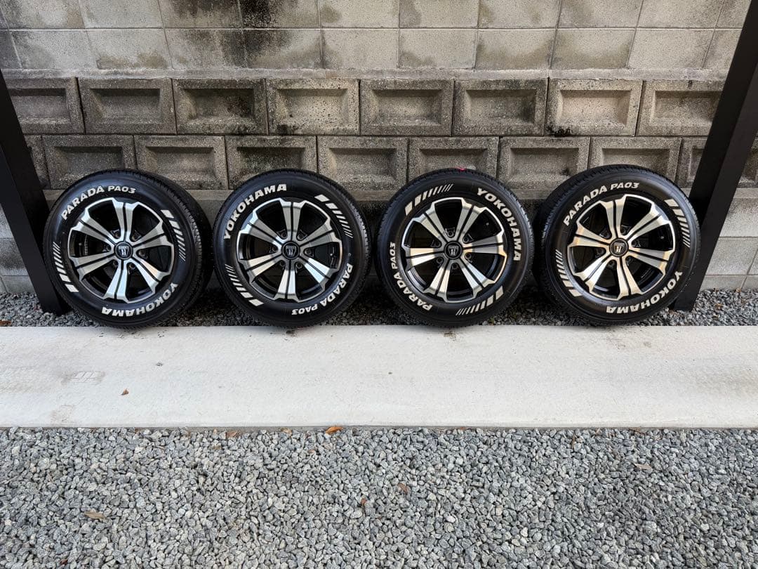 YOKOHAMA PARADA PA03 タイヤホイール4本セット ハイエース