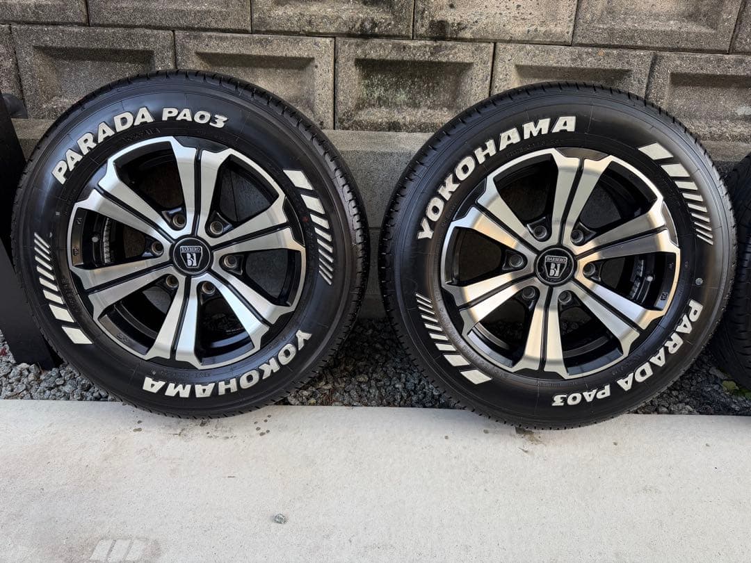 YOKOHAMA PARADA PA03 タイヤホイール4本セット ハイエース