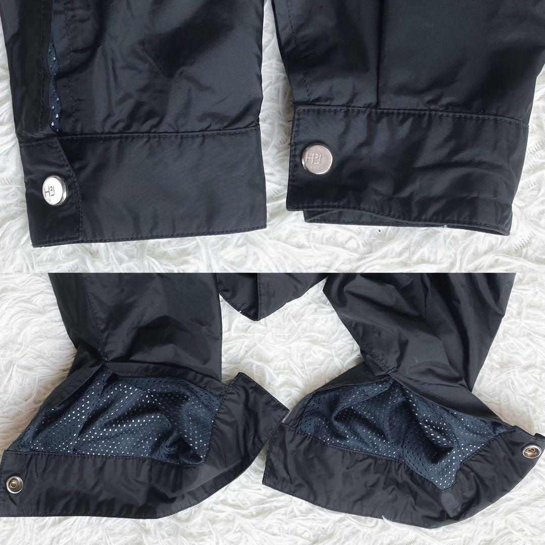 11未使用級 HYDROGEN ハイドロゲン ナイロンジャケット ゴルフ M 黒