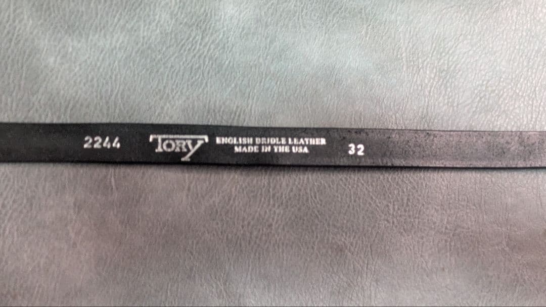 TORY LEATHER(トリーレザー)ウエスタンベルト 32 ブラック