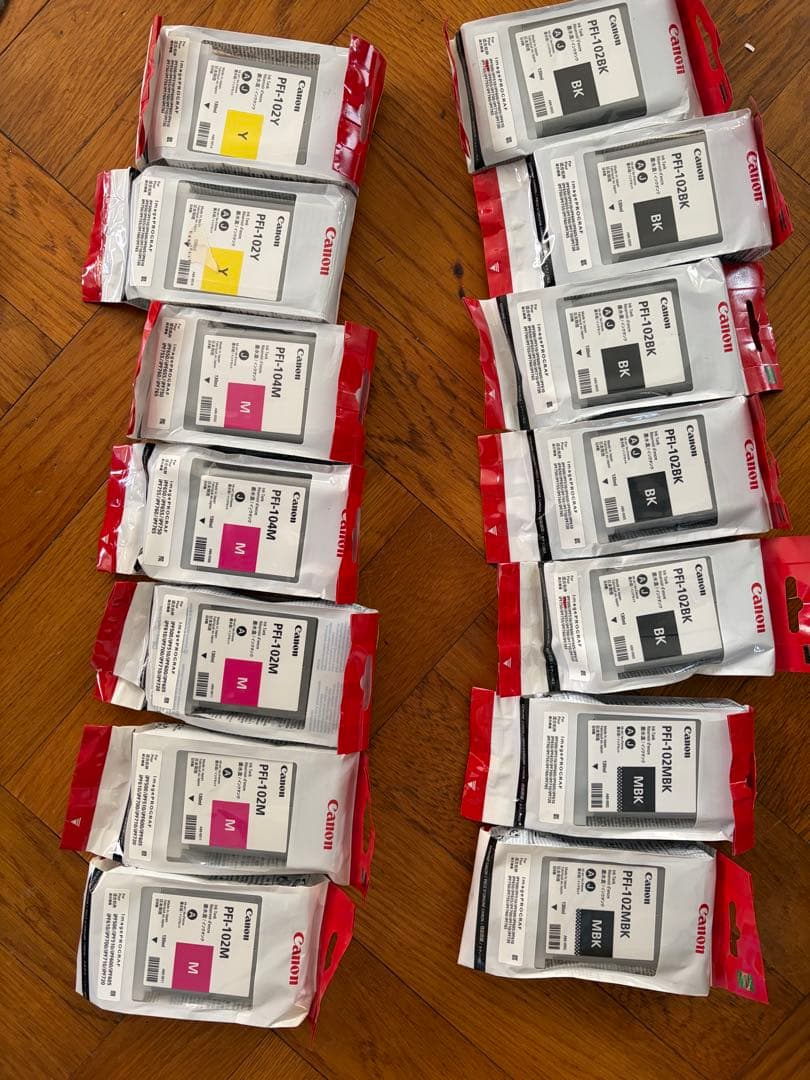 Canon インクカートリッジ 12個セット　PFI-102 IPF610 他