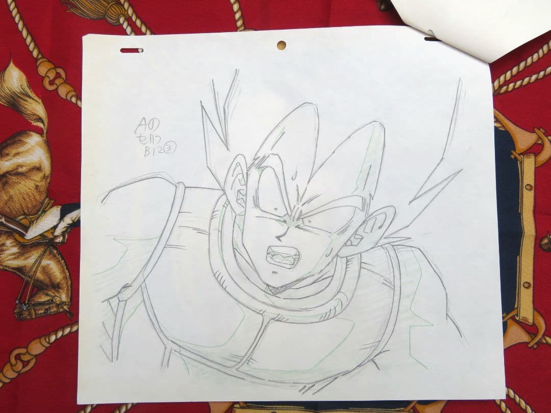 パ*ー様 ドラゴンボール セル画 原画 ベジータ 当時品