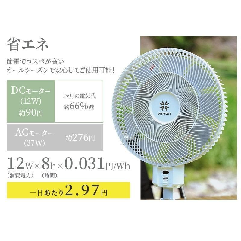 新品  ハイリビング扇風機 超薄型で完全収納  三脚式