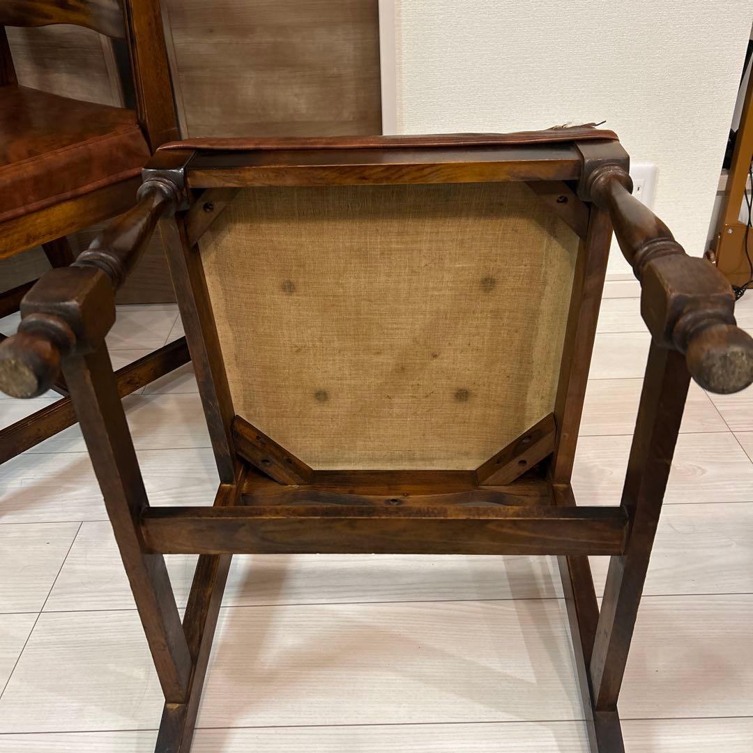 【レトロ】手渡し希望　カリモク製椅子　1脚