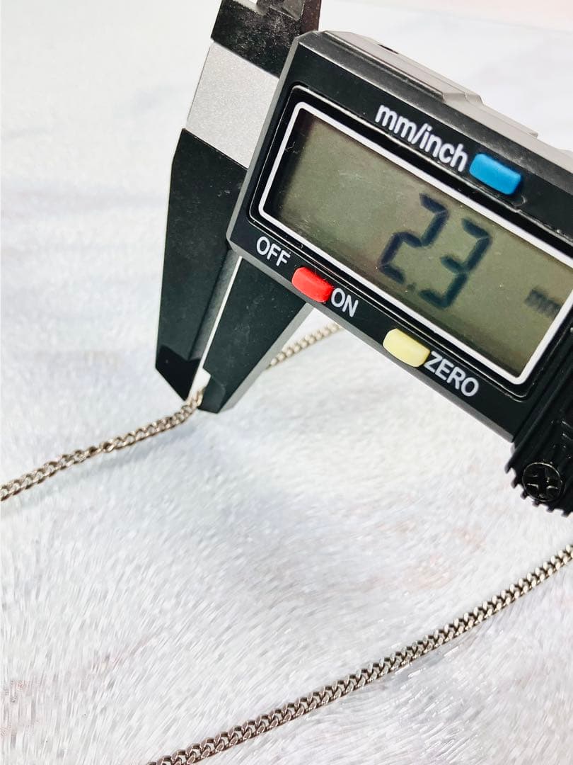 【超美品】GUCCI 喜平チェーン ネックレス 男女兼用 SV925 2.3ミリ