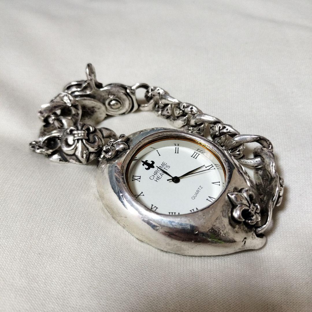 クロームハーツ950シルバー•フローラルデザイン クォーツ腕時計
