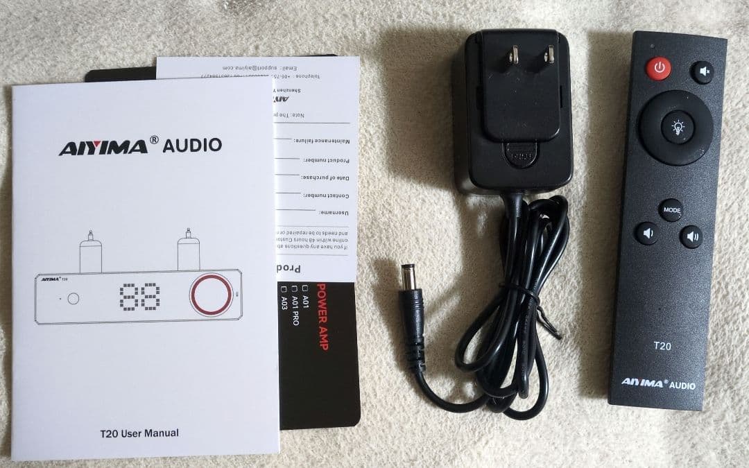 AIYIMA T20 フルバランスHi-Fi真空管プリアンプ