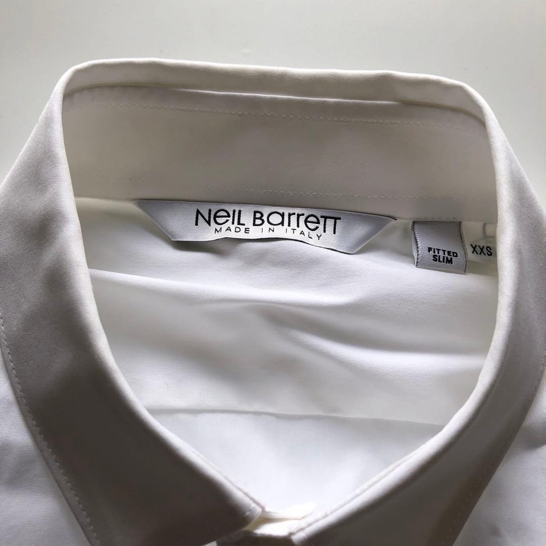 ★美品★ニールバレット ドレスシャツ ボディピアス 白 フェティッシュ モード