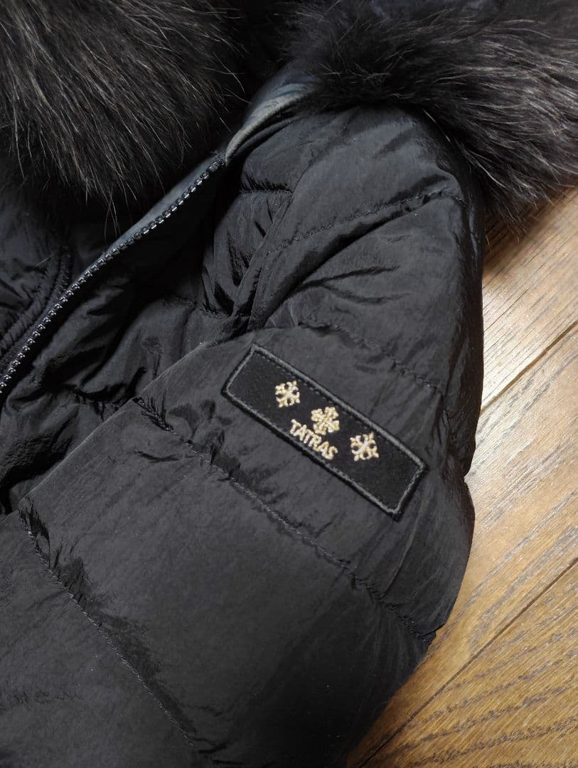 ゆず　美品　TATRAS　リバーシブル　2way ダウンコート