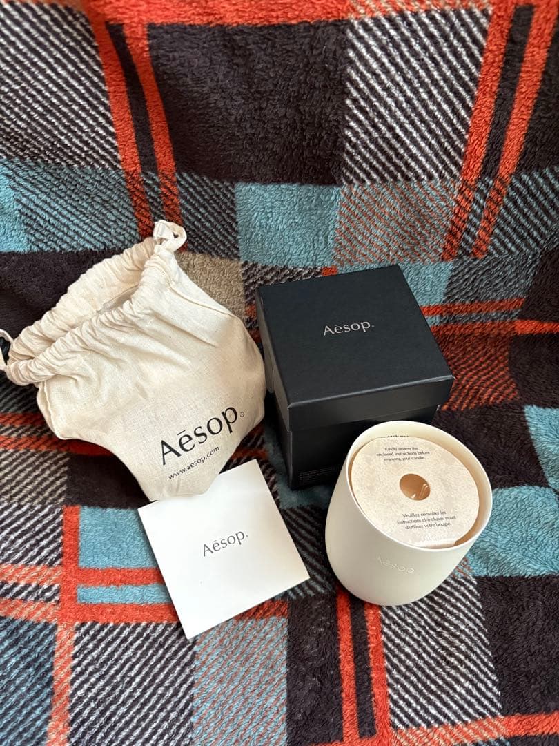 Aesop アロマキャンドル ホワイト