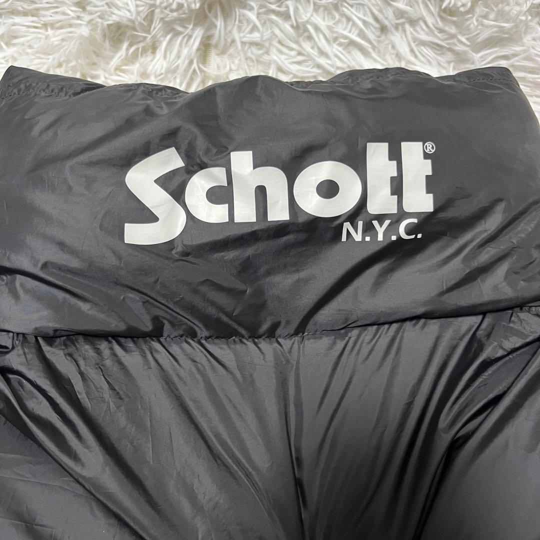 美品！Schott　リバーシブル　自由の女神　XL相当　フード　ジャケット