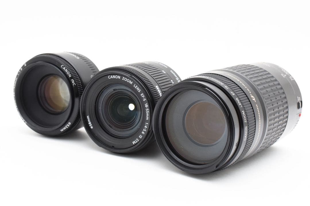 Canon EOS Kiss X9標準&望遠&単焦点トリプルレンズセット