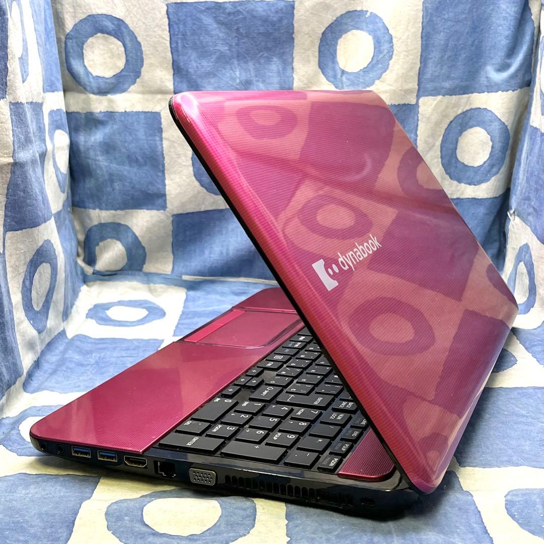 サクサク快適SSD☆i5☆ピンクノートパソコン♪カメラ付&ブルーレイ！Win11